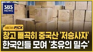 [에디터픽] 창고 빼곡히 중국산 '저승사자'..한국인들 모여 '초유의 밀수'