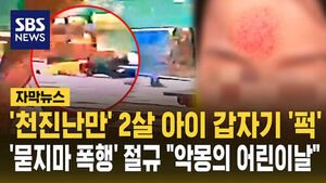 [자막뉴스] '천진난만' 2살 아이 갑자기 '퍽'&hellip;'묻지마 폭행' 절규 "어린이날 악몽 됐다"