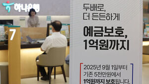 1억 원 이하 정기예금 계좌 수 6년 반 만에 최소