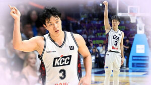 KCC 허웅, '3점쇼' 포효&hellip;기선 제압 성공