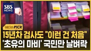 [에디터픽] 15년차 검사도 "이런 건 처음"..'초유의 마비' 국민만 날벼락