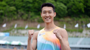 높이뛰기 간판 우상혁, 나고야 AG 선발전 우승&hellip;금메달 정조준