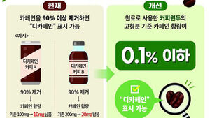 디카페인 기준 바뀐다&hellip;카페인 0.1% 이하만 표시