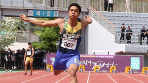 조엘진, 남자 100ｍ '비공인 기록' 10초09&hellip;아시안게임 선발전 1위