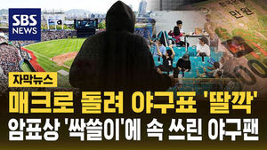[자막뉴스] 매크로 돌려 야구표 '딸깍'&hellip;암표상 '싹쓸이'에  속 쓰린 야구팬