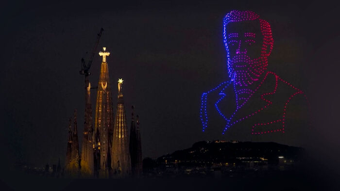 Gaudi Reborn via Drones: Pope Declares, "You Cannot Believe in Jesus and Wage War"