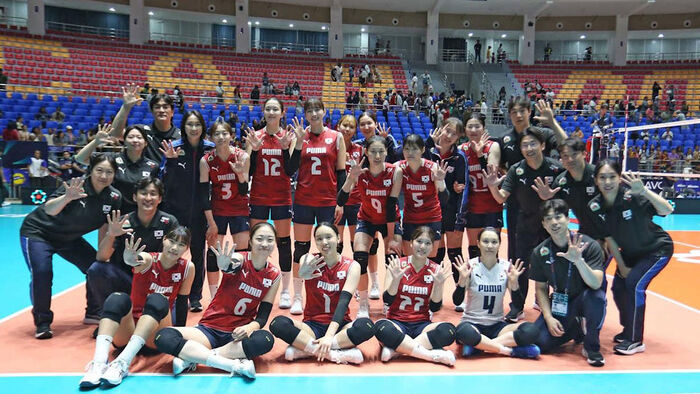 Women's Volleyball Team Defeats Taiwan, Advances to AVC Cup Semifinals as Group Winners