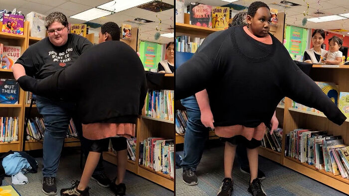 Boy Wears 50 Sweaters to Break World Record for a Good Cause