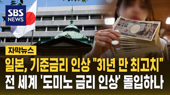Bank of Japan Raises Key Interest Rate to 1%... Highest Level in 31 Years, Sparking Fears of Global 'Domino' Rate Hikes
