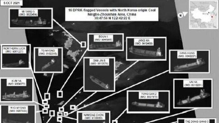 North Korean Cargo Ship Carrying Coal Sinks in China After Deviating from Reported Route