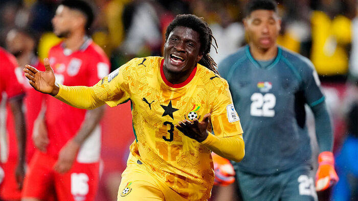 Ghana Defeats Panama for First Win; Irenki Scores Stoppage-Time Winner