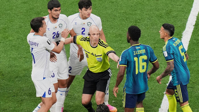 Colombia Beats Debutant Uzbekistan 3-1 Behind Diaz's Goal and Assist