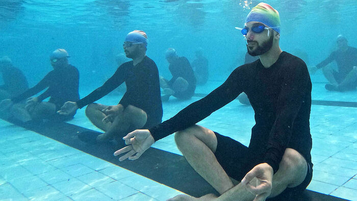 Yoga Underwater? A Unique Display of Poses