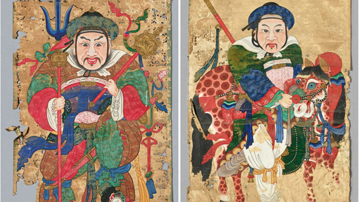 ‘Musindo’ Paintings from Shaman Shrine Dedicated to Prince Geumseong Designated as National Folklore Cultural Heritage