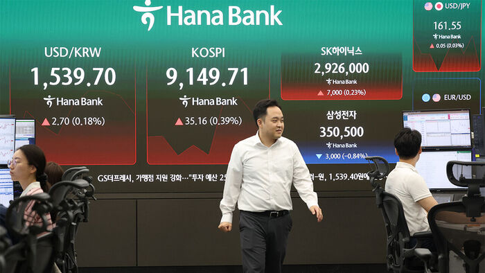 Won Hits 1,540 Range Against Dollar for First Time in 15 Days Amid Greenback Strength