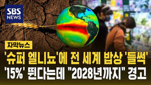 [자막뉴스] '슈퍼 엘니뇨'에 전 세계 밥상 '들썩'&hellip;'15%' 뛴다는데 "2028년까지" 경고