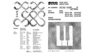 빅뱅 20주년 월드투어 타이틀 공개&hellip;'XX : 코스모스'