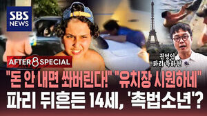 [AFTER 8 SPECIAL] "돈 안 내면 쏴버린다!" "유치장 시원하네"&hellip;파리 뒤흔든 14세, '촉법소년'?/ SBS / AFTER 8 SPECIAL / 권영인 파리 특파원
