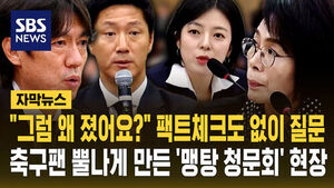 [자막뉴스] "그럼 왜 졌어요?" 팩트체크도 없이 질문&hellip;축구팬 뿔나게 만든 '맹탕 청문회' 현장