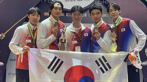 한국, 펜싱 세계선수권 남자 사브르 단체전 은메달&hellip;종합 2위