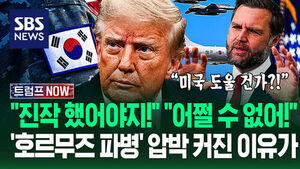 "파병 요청? 다 교육의 과정이야!" 트럼프 '호르무즈 해협' 참여 압박에&hellip;"참전이라고!" "당장 해!" 청와대 선택은 (트럼프 NOW)