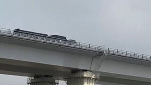 North Korea-China Spot Large Trucks on New Yalu River Bridge, Raising Expectations for Official Opening