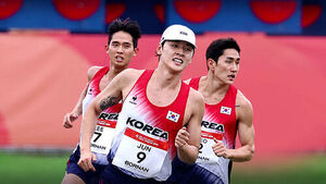 Overwhelming Dash Brings South Korea's First Gold... Another Gold Won with Fighting Spirit