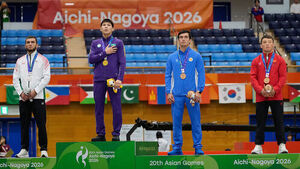 2026 아이치&middot;나고야 아시안게임 종합격투기(MMA) 남자 71kg 종목에서 동메달을 획득했던 우즈베키스탄 샤브카토프 (사진=AP, 연합뉴스)