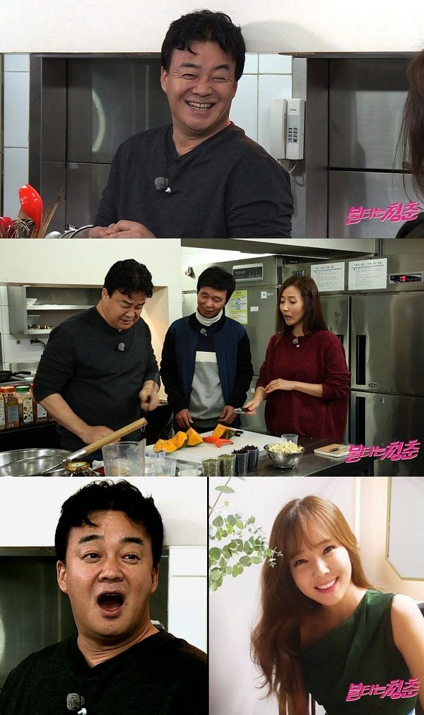 기사 대표 이미지:김국진 요리 스승 백종원, 불타는 청춘에 떴다…국수커플에게 황금 레시피 선물