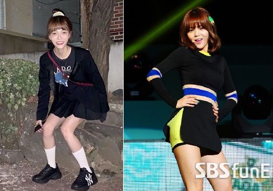 AOA 지민이에게 무슨 일이…앙상하게 마른 근황에 '걱정'