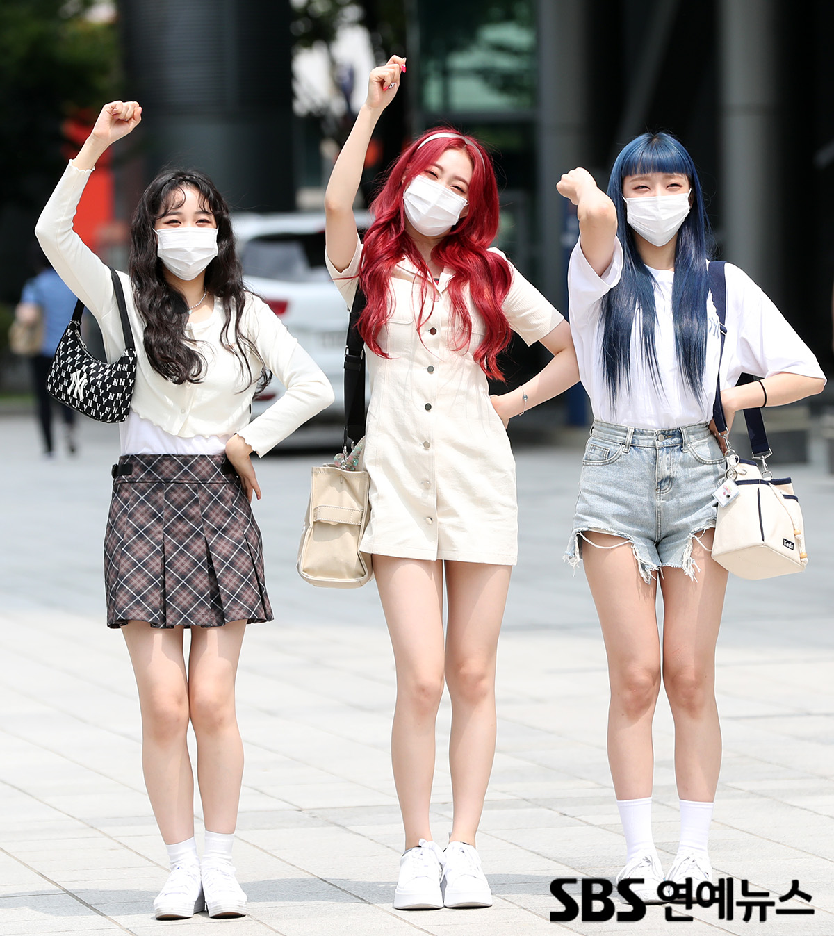 [E포토] 위클리 지한-조아-박소은</font>, '더위를 훌훌'