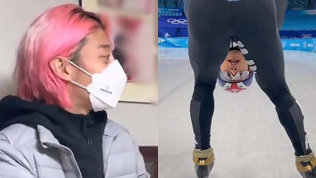 '곽윤기 뒷선수 시점' 그린 원작자의 정체&hellip;"황대헌 좋아해"