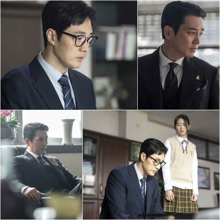So Ji-sub Kneels Before Joo Sang-wook for His Daughter... First Confrontation in 'Manager Kim' Revealed