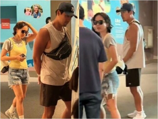 Hyun Bin ♥ Son Ye-jin Spotted Enjoying a Family Trip to Los Angeles with Their Son