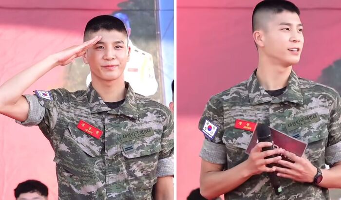 'Marine Private' Jung Dong-won Shows Off Dashing New Look