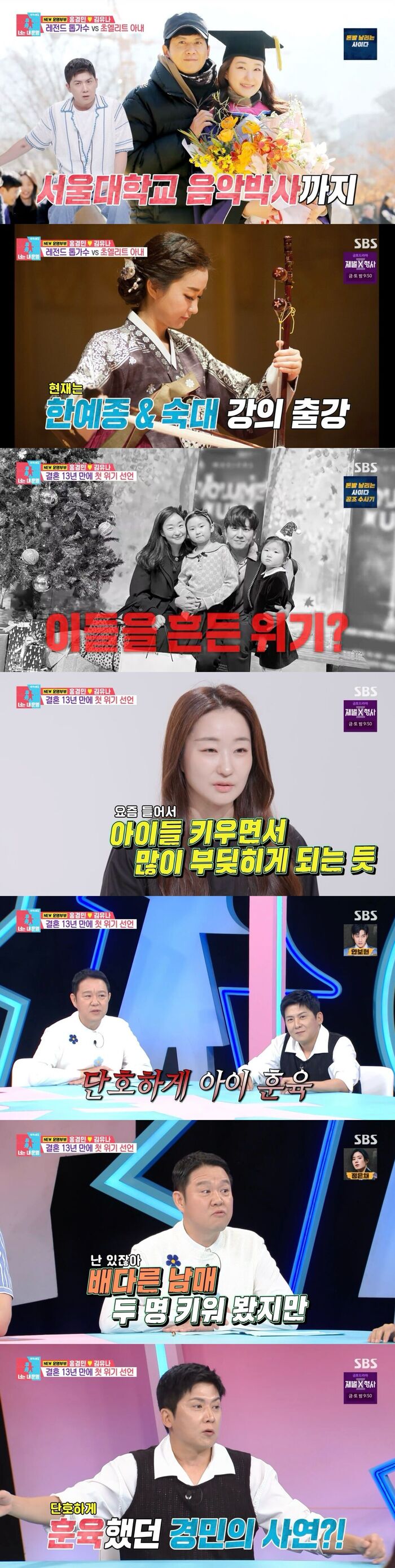 Kim Gu-ra Shares Parenting Advice on 'You're my destiny' After Witnessing Hong Kyung-min's Strict Discipline