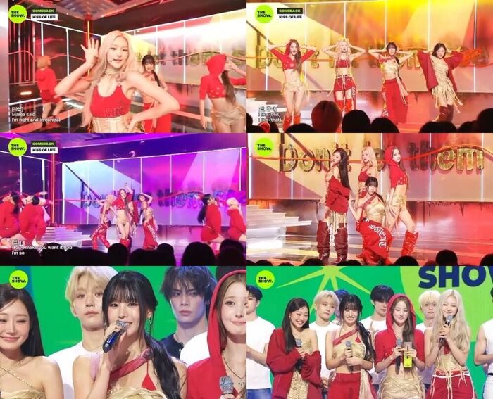 KISS OF LIFE Keeps 'The Show' Promise, Delivers Barefoot Encore After First Win with 'SWEAT'