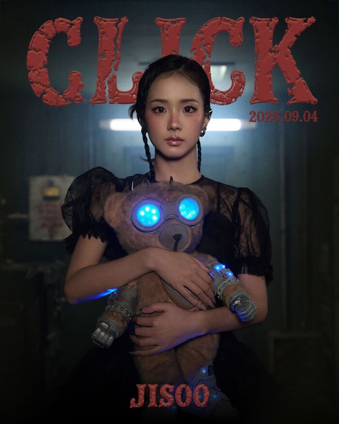 BLACKPINK JISOO Teases New Single 'CLICK' with Teddy Bear Robot, Joseph Kahn to Direct MV