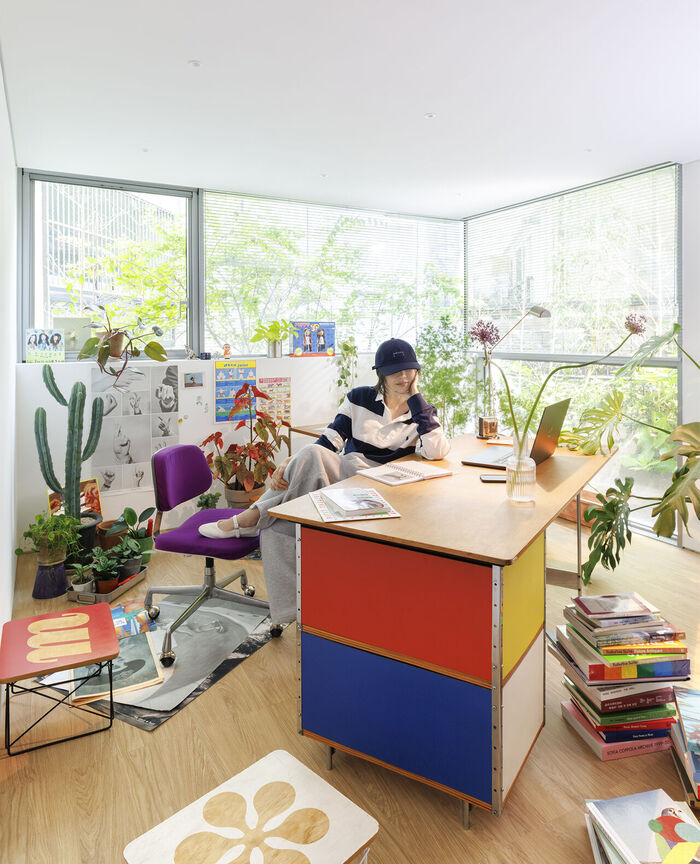 Min Hee-jin Unveils Her Home & ooak records Office in 'Casa BRUTUS'