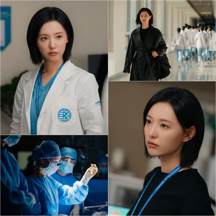 Kim Ji-won Transforms Into a Genius Surgeon with a Striking Aura in First Stills for 'Doctor X'