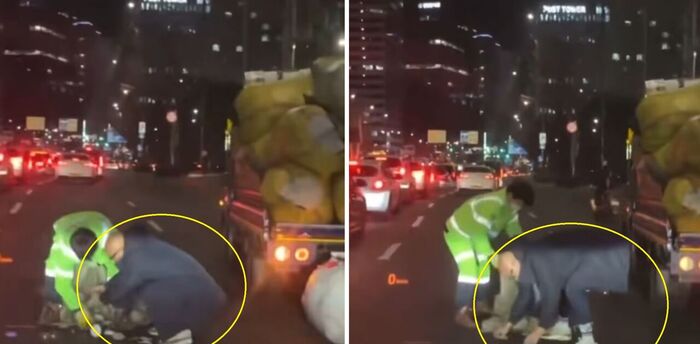 Hong Seok-cheon Touches Hearts After Helping Clear Roadway Trash in the Middle of the Night