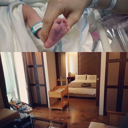 배우 고은미</font>, 딸 발 사진 공개  이런 천사같은 공주님을 내가 낳았다니 