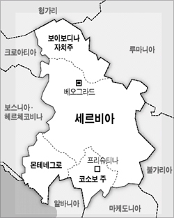 몬테네그로 지리적 위치