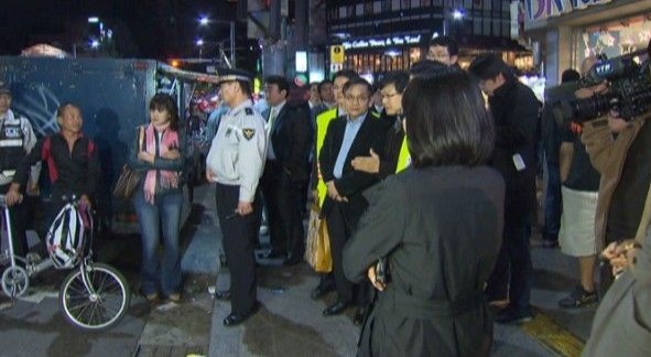주한미군 범죄 TF, 이태원 첫 현장시찰 나서
