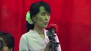 "수치 여사, 군사정권 유착 기업인들로부터 모금"