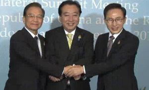 MB, 베이징 도착&hellip;13일 한&middot;중&middot;일 정상회의