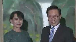 MB, 수치 여사와 면담&hellip;아웅산 참사 현장 방문