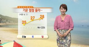 [날씨] 다시 더위&hellip;"주말엔 반팔&middot;겉옷 다 챙기세요"