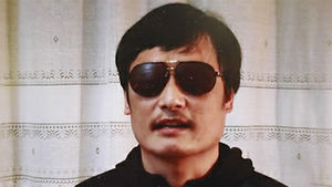 중국 법원, 인권운동가 천광청 조카 실형 선고