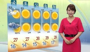 [날씨] 볕 가린 구름 '선선'&hellip;25일부터는 다시 더위